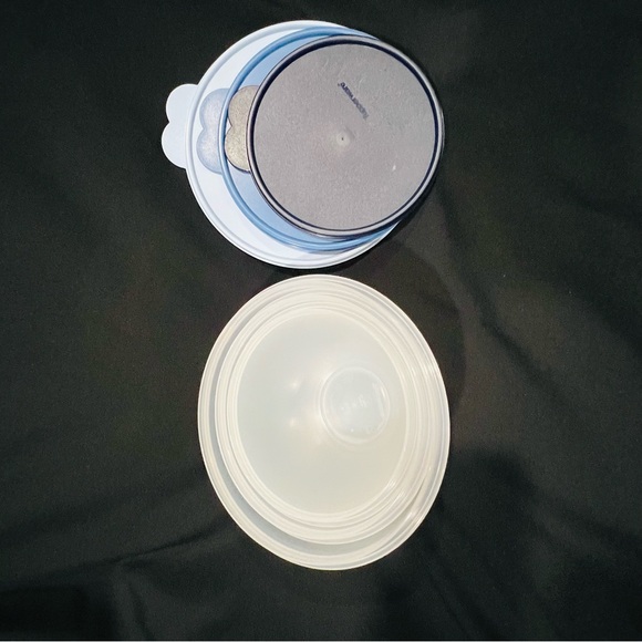 NEW in Package Tupperware 3 piece Wonderlier Bowl Set - Navy and Light Blue - Picture 6 of 7